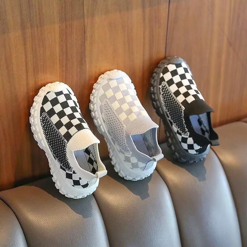 Children's Slip-On Mesh Sneakers for Boys and Girls - 2025 New Indoor Kindergarten Sock Shoes