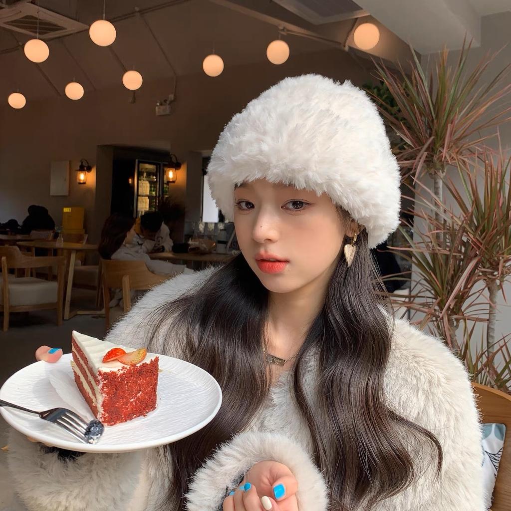 Winter Thermal Knitted Beanie Fisherman Hat With Ear Flaps Chunky Crochet Oversized Slouchy Cap For Outdoor Winter Sports