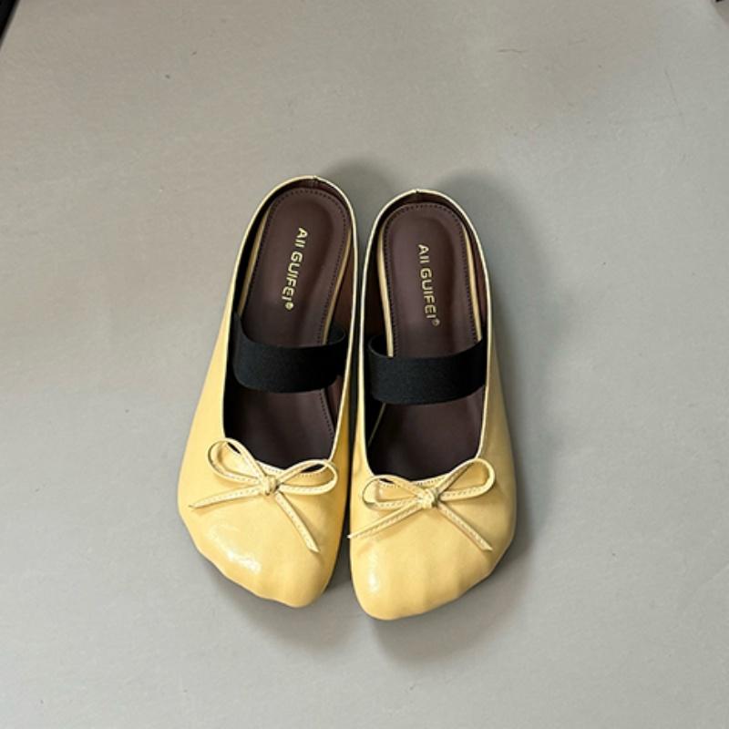 

Fashion Bailamos 2025 Brand Women Slippers Slip On Grandma Shoes Woman Round Toe Retro Moccasins Outdoor Slides Ladies Soft Ballet Shoes 40