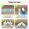 30pcs 3535/2835 LED Strip Connectors 8mm/10mm 4 Pin Connectors L Shape Connectors  LED Strip Lights
