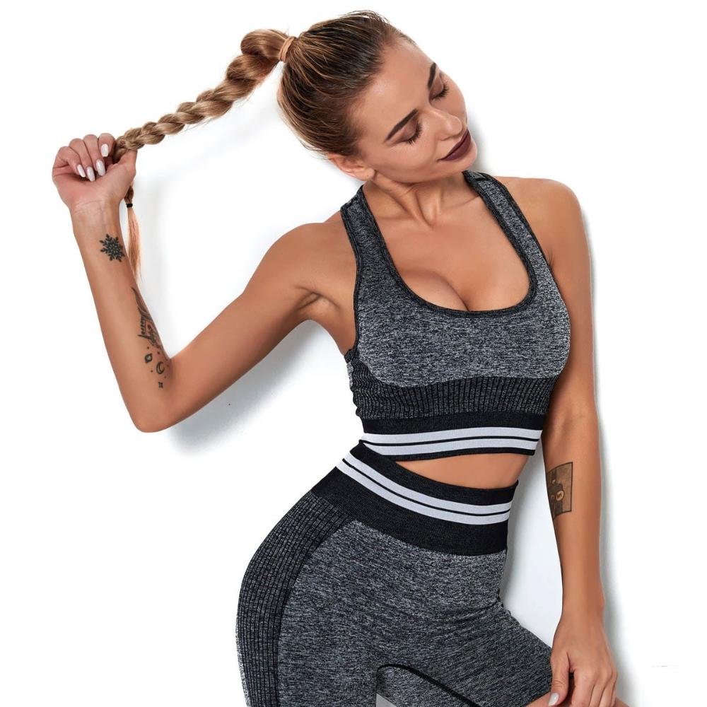 Sports outfit set top shorts fitness yoga two-piece for the gym xs S