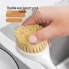 Pot and Dish Cleaning Brush with Long Handle - Non-Stick and Oil-Resistant Kitchen Brush for Descaling and Stubborn Stains.