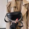 Wide strap Women crossbody bags High quality PU leather shoulder bag designer Chain female Handbags and wallet bolsas