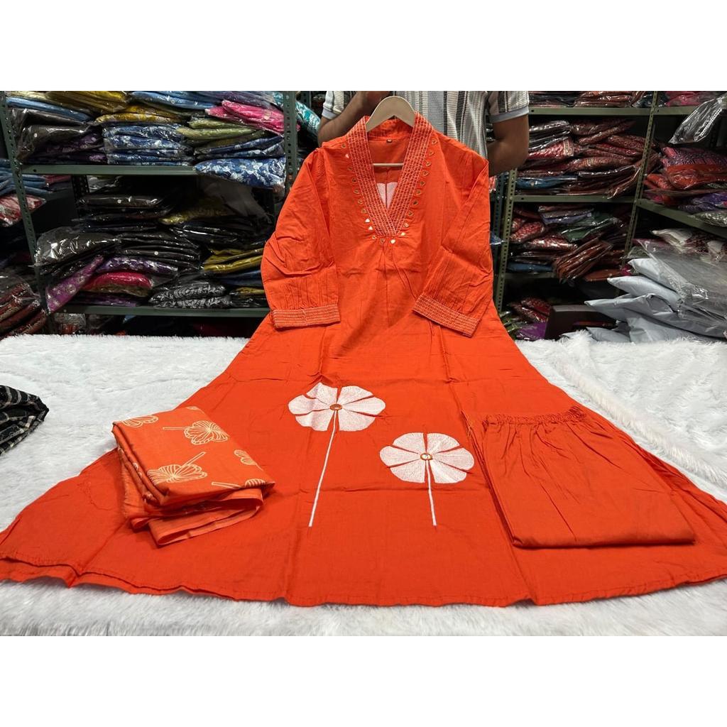 Bollywood Pakistani Ethnic Kurti Pant Dupatta Set Indian Women Top Kurta Set