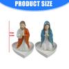 Sacred Sculpture Rosary Box Resin Catholic Religious Keepsakes Prayers Room Decoration Jewelry Storage