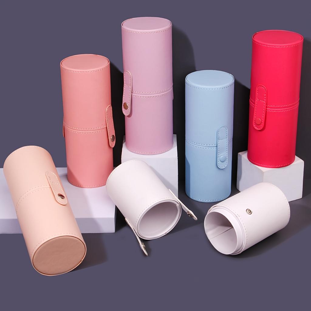 [Dustproof Makeup Holder] Large Capacity Dustproof Makeup Brush Holder | Chic Multicolor with Lid & Pen Slot for Desk Organization