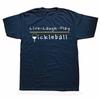 Funny Live Laugh Play Pickleball Printed TShirt Casual Loose Fashion Streetwear Hip Hop Man T Shirt Comfort Breathe Y2k Tees