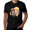 Maid Sama Chibi Usui Takumi Ayuzawa Misaki Print Cotton Unisexs Tshirt Anime Fans Casual Tee