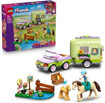 Конструктор LEGO Friends 42695 Прицеп С Лошадью И Жеребенком