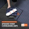 Garage Tiles Interlocking, 12 X 12 X 0.53 Inch 25 Pack Garage Floor Covering Tiles, Non-Slip Double-Sided Texture Garage Flooring Tiles, for Garages,