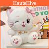 Lucky Cat Plush Toy With Soft Short Pile For Girls And Giftgiving