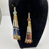 Handmade Wedding Groomsmen Hanfu Embroidery Zipper Tassel Cheongsam Pendant Diy Hairpin Bead Stringing Adult Alloy  Glass