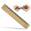 Mundharmonika Professionelle Mundorgel Diatonische Harfe 1,2 mm Messing Grundplatte 24-Loch Polyphon(Goldener D-Schlüssel)