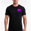Bisexual Flag Tshirt Summer Casual Cotton Tee Oversized Streetwear Tops Vintage Graphic Print Loose Fit Short Sleeve