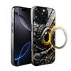 Etui Do Iphone 16 Pro Ibizu Elite Glass Z Magsafe, Szklany Tył, Amber Dragon, Czarny Chrom
