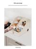 Japanese Kitchen Storage Box with Wheels - Under Sink Utensil and Miscellaneous Organizer