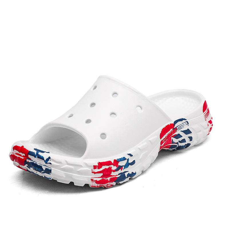 

Однословные тапочки, наступающие на дерьмо, мужские домашние комнатные нескользящие для ванной, дезодорирующие, на внешней платформе, пляжная обувь 40-41