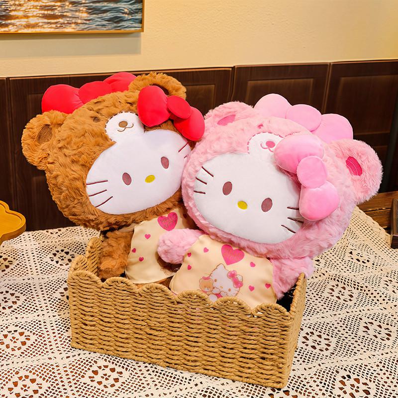 Peluche di Hello Kitty con Tessuto Morbido per Bambine e Bambini Regalo