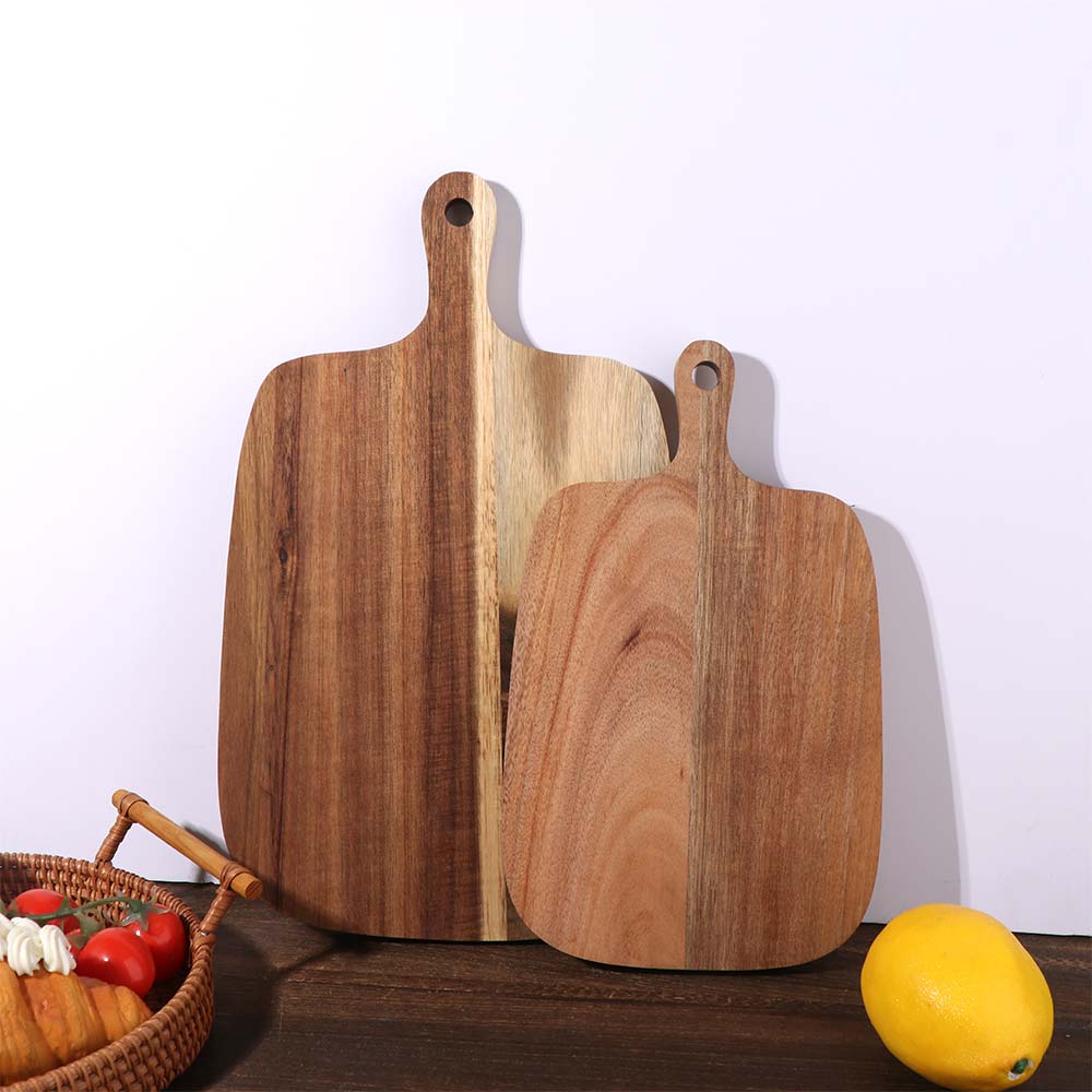 Kitchen Tool Hangable Wooden Chopping Blocks Exquisite Convenient Pizza Tray Natural Solid Wood Cheese Board Dining Room