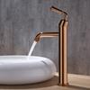 New Basin faucet bathroom hot and cold  Rose Gold basin water mixer tap bathroom sink faucet brass tap brass single lever