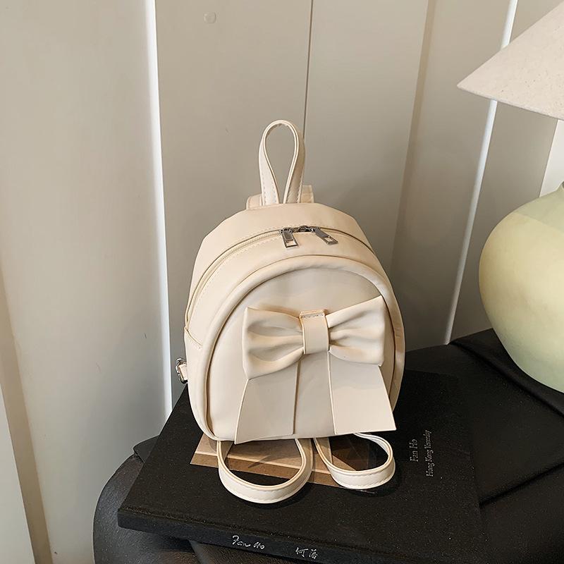 Корейская женская сумочка 2025 новая модная изысканная рюкзак бант повседневный студенческий школьный рюкзак