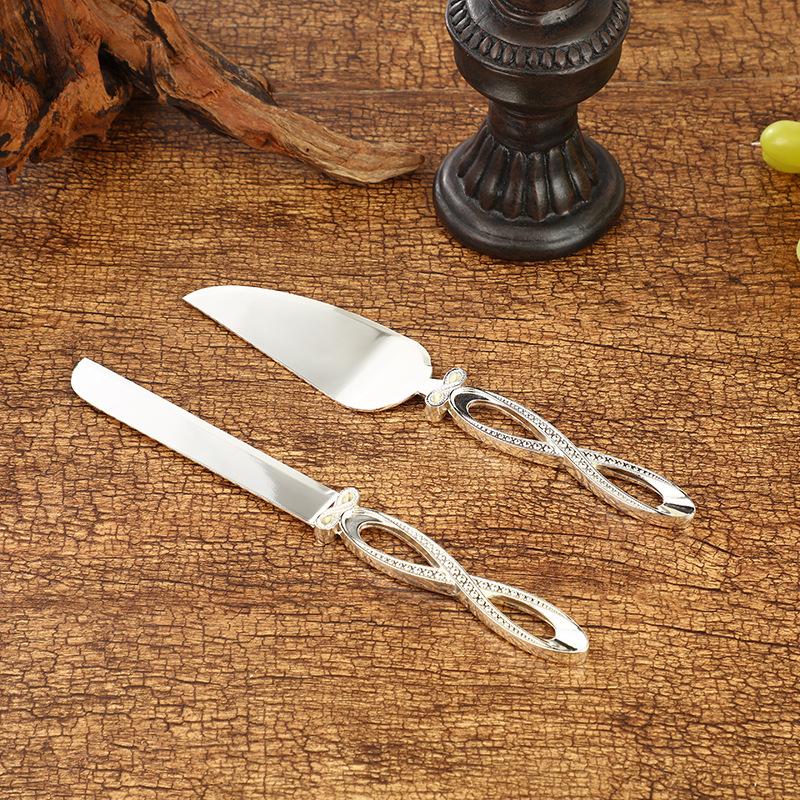 European light luxury knife and shovel set creative design western food steak tableware star hotel tableware cake baking tools