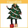 2023 Christmas Stylish Tree Cosplay Costume With Cozy Foot Covers For Holiday Events