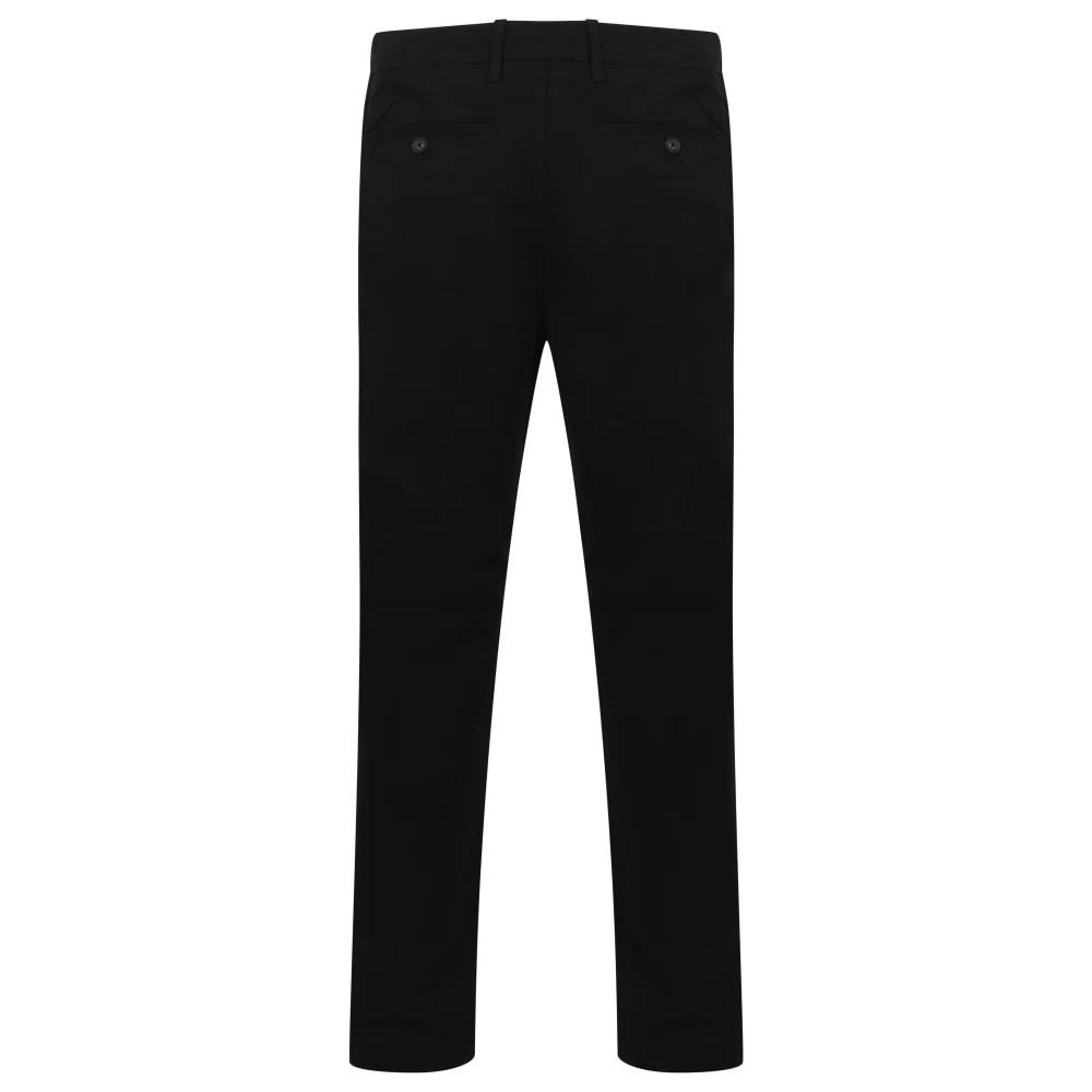 Henbury Mens Stretch Flex Waistband Chinos