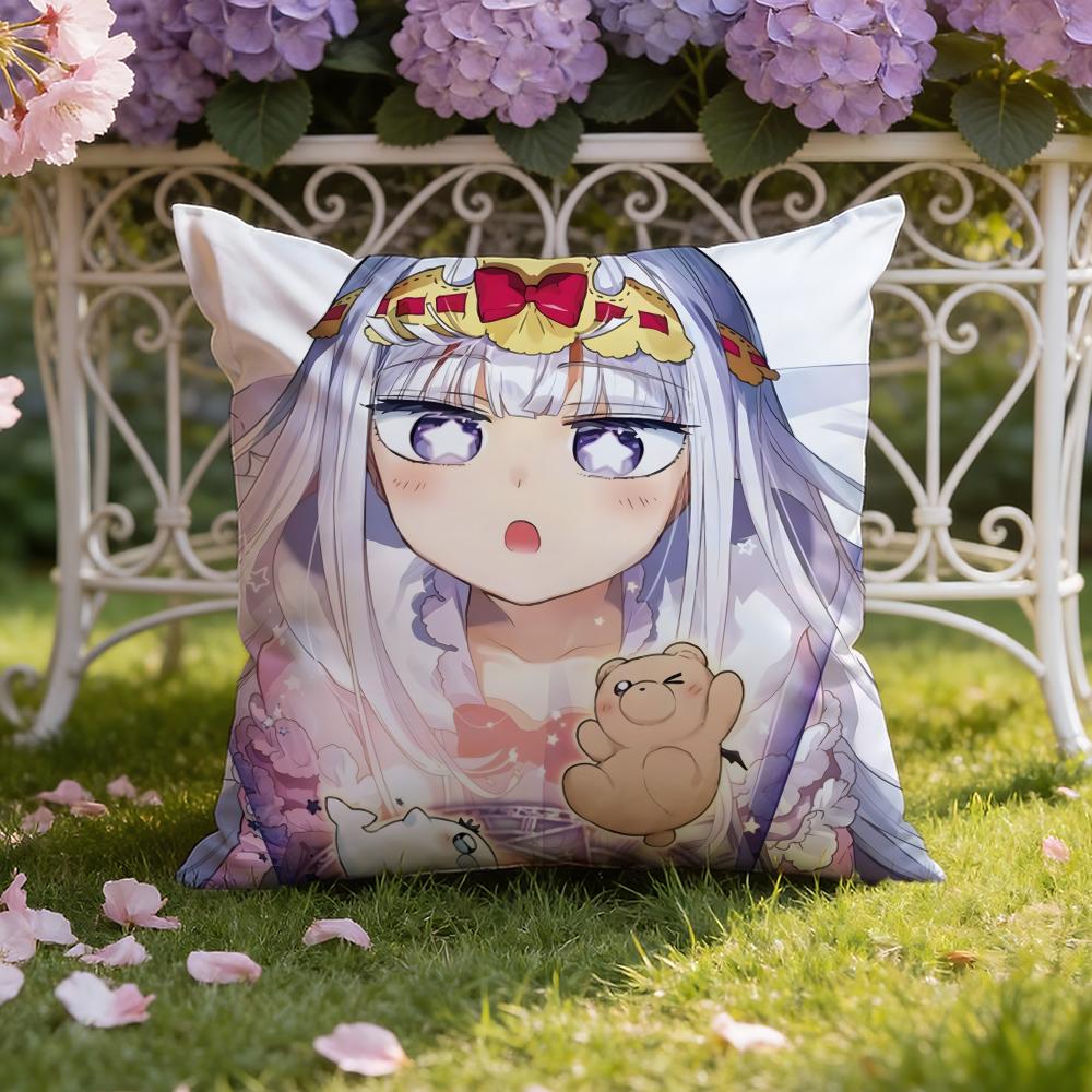 Sleepy Princess in the Demon Castle Cushion Cover Home & Car Dual-Scene Pillow Cover: Reversible for Premium Comfort