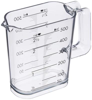 Wahei freiz Kochgeschirr Messbecher 500ml Silbergrau Spülmaschinenfest Hergestellt in Japan G-Cook GC-263