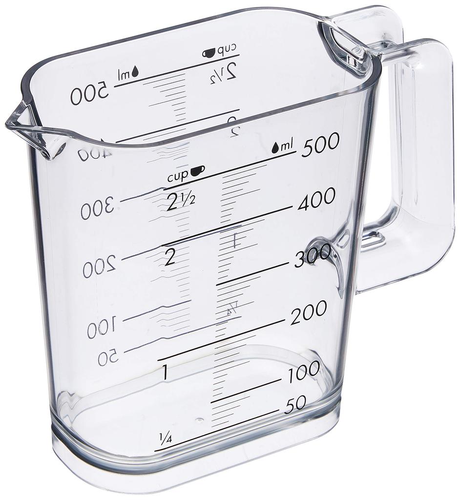 Wahei Freiz Cookware Measuring Cup 500ml Silver Gray Dishwasher Safe Made In Japan G-Cook GC-263