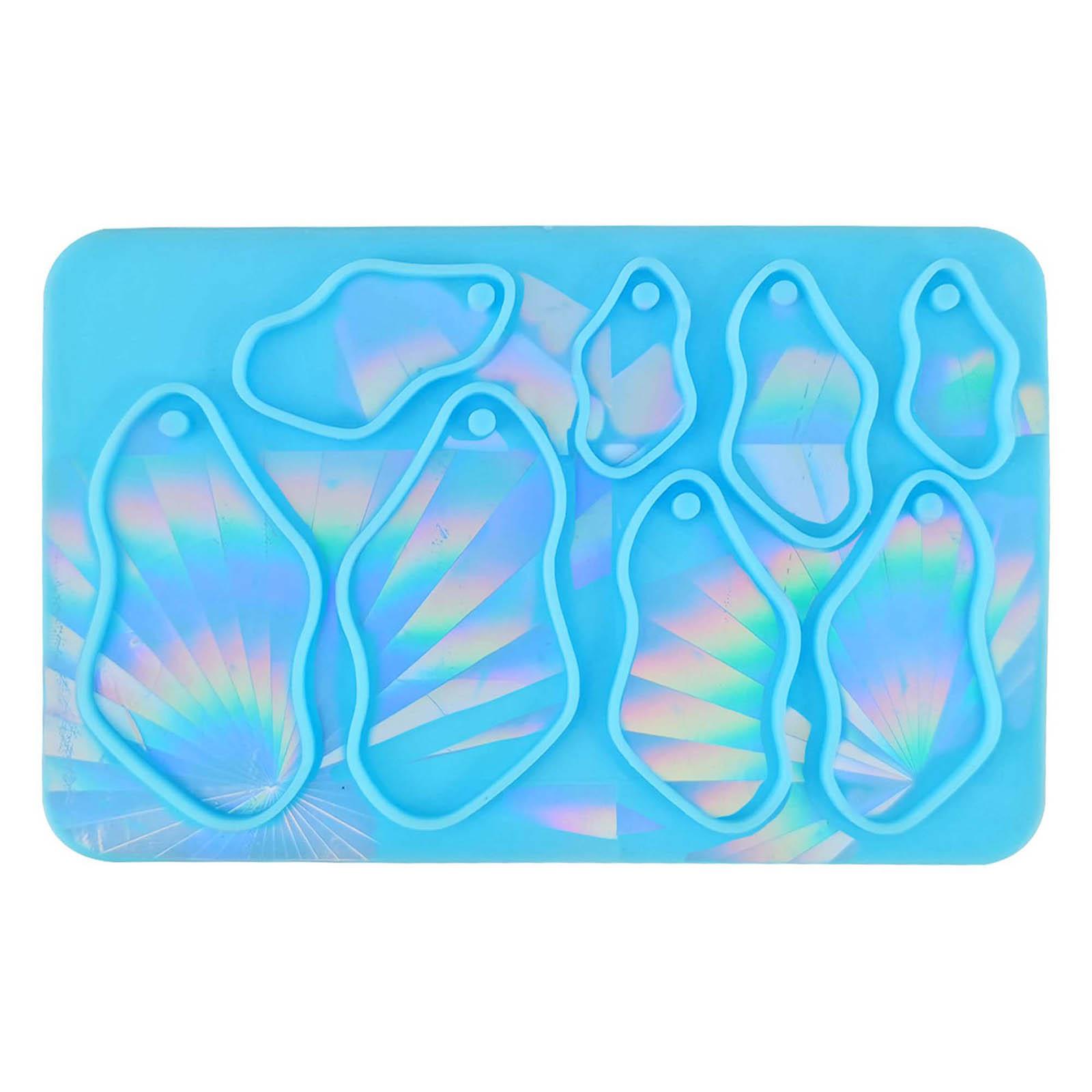 

Свет и тень брелок силиконовая форма перфорируемые серьги кулон ручная работа форма подарок на день святого валентина день рождения ювелирные изделия синий