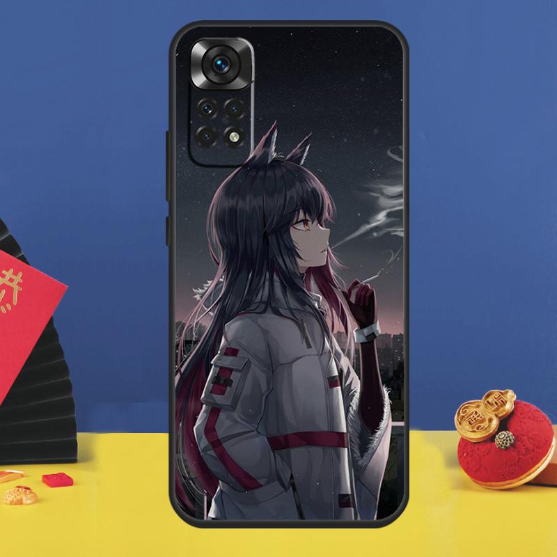 Texas Arknights Phone Case For Xiaomi Redmi Note 11 Pro Note 10 Pro 12 8 9 Pro 9S 10S 11S 12C 9C 10C Funda