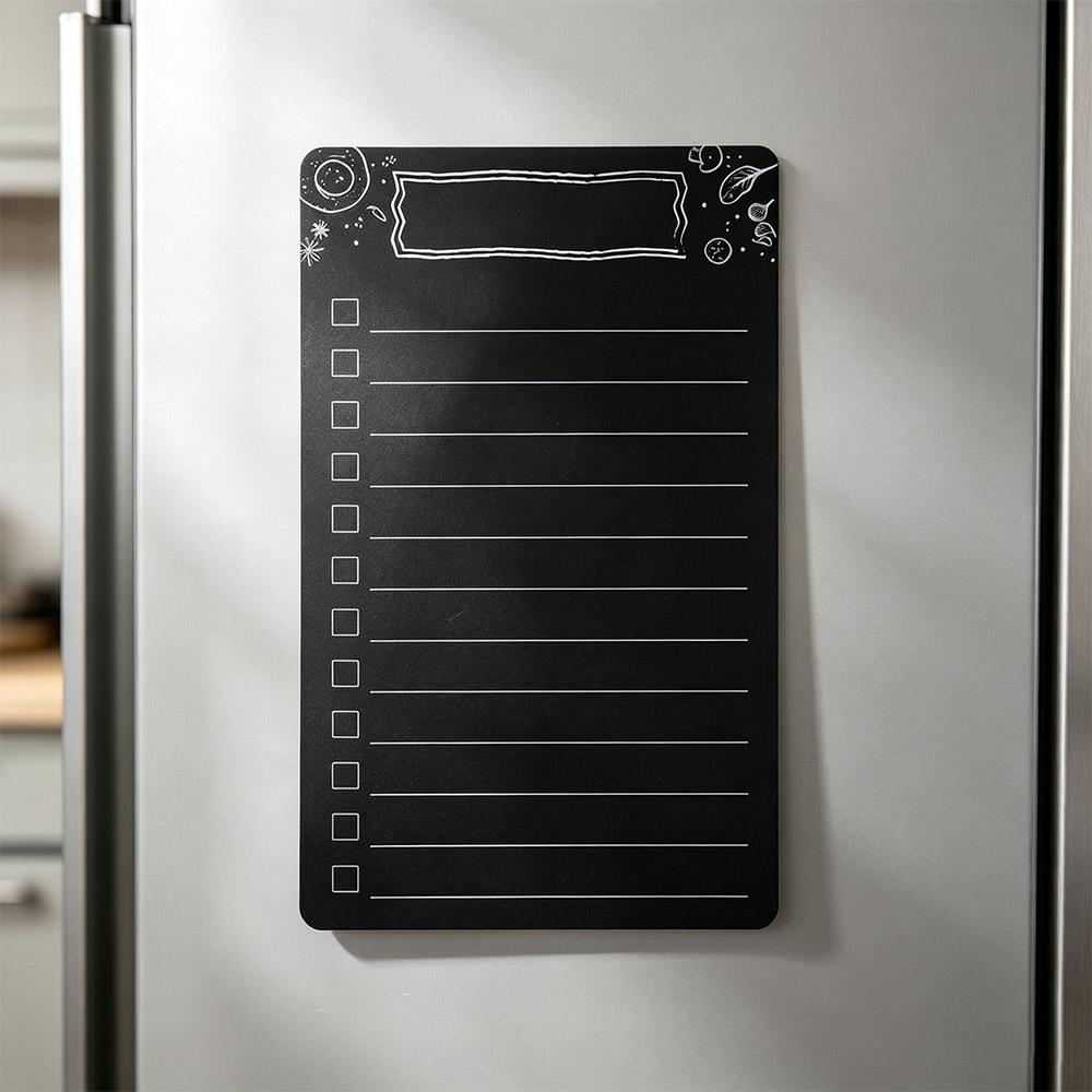 Shopping List Planner Magnetic Fridge Notepad Grocery Sticker Whiteboard Magnetic Memo Sticker PET To Do List
