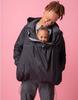 Baby carrier compatible PEDRO S [Serafin] Coat, coat, Men's Black/Gray