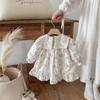 Girls Floral Dress Kids Cotton Blend Princess Fall Casual Wear