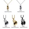 Cool Gold Silver Balck Mens Boys Gift Choker Boxing Glove Pendant Chain Necklace