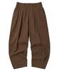 COMONINOZ Cotton Wide Pants [Brown]