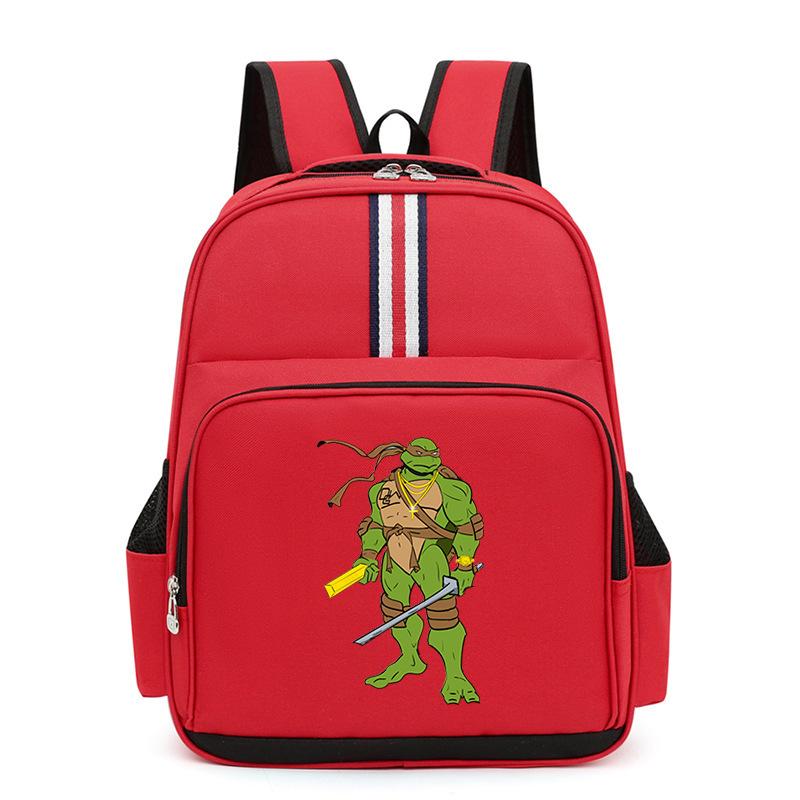 Hot Sale Teenage Mutant Ninja Turtles Cartoon Printed Backpack Elementary and Secondary School Students Outdoor Leisure Large Capacity