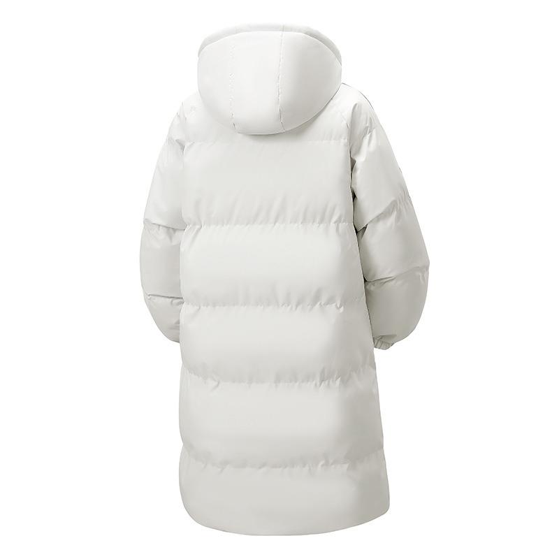 Mid-length hooded cotton jacket for men and couples with thickened loose casual padded jackets Winter jackets and padded jackets