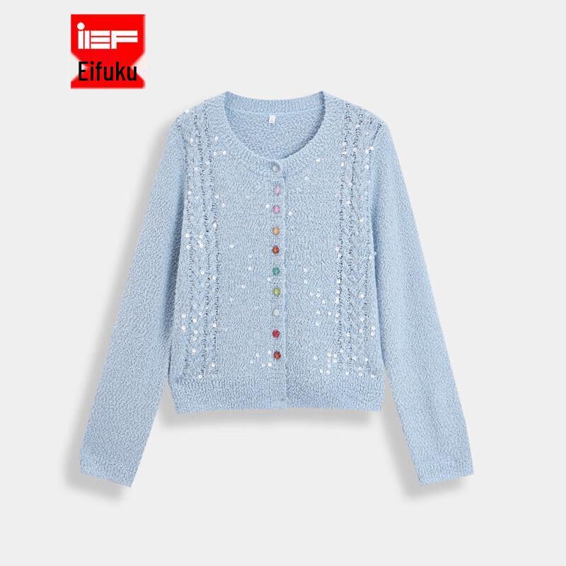 Женский топ из трикотажа с пайетками IEF One Size