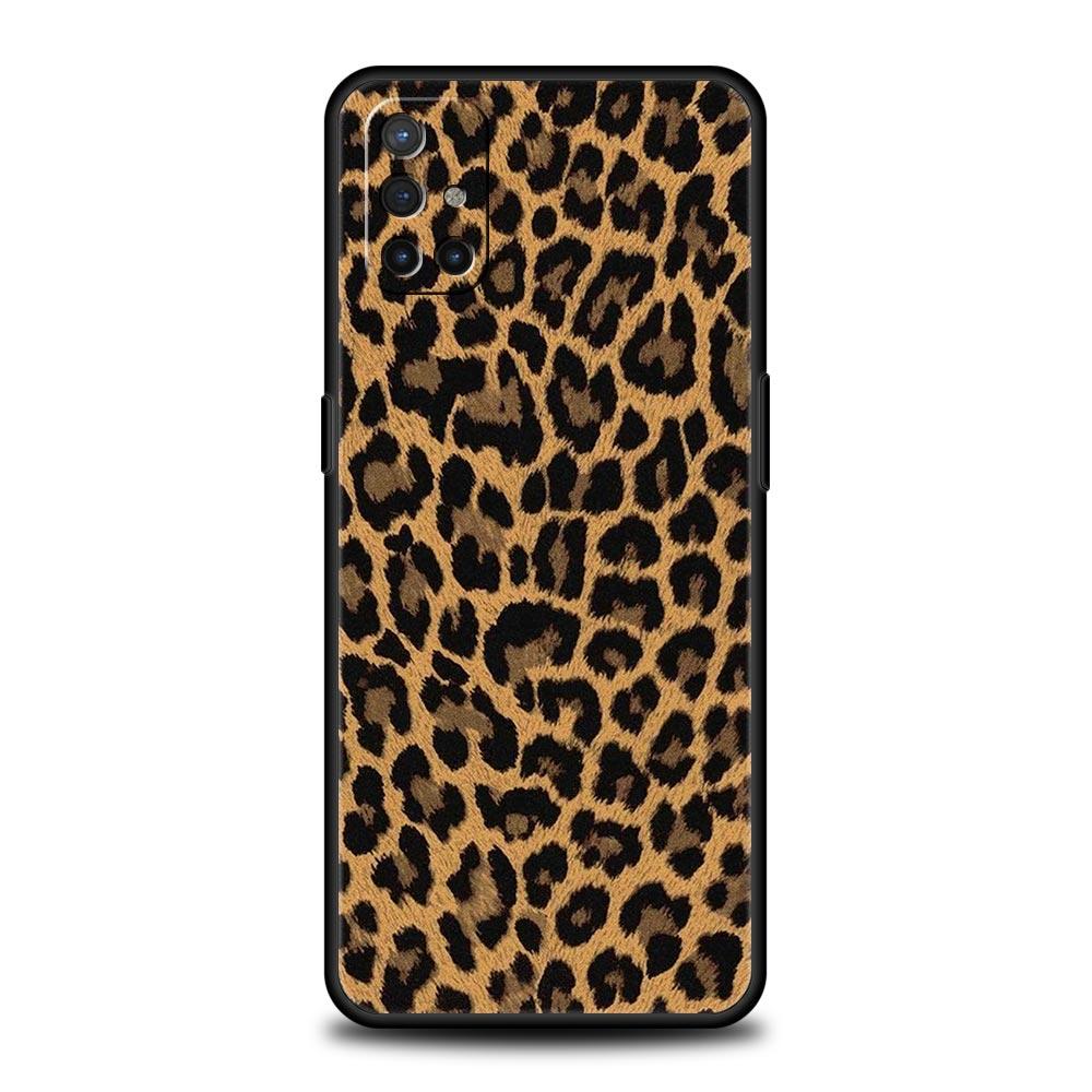 Phone Case For OnePlus 12 11 10 9 Pro 9T 12R 10R 9R 9RT 10T 8T 8 7 6T 7T Nord 2T CE 2 5G N200 N10 Cover Leopard Cheetah Print