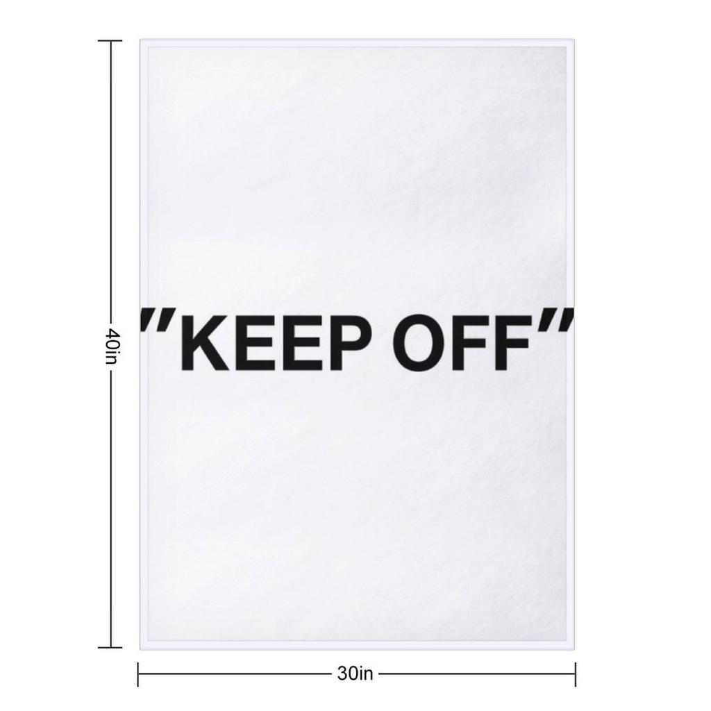 KEEP OFF Quotation Throw Blanket For Sofa Thin Bed linens Thermal Multi-Purpose Blankets