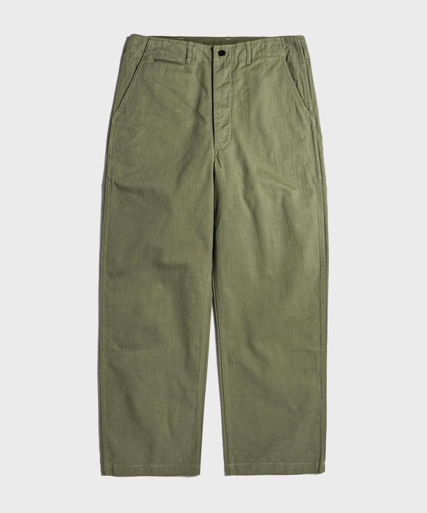Beulonseun Us Army M-41 Hbt Fatigue Trousers Olive