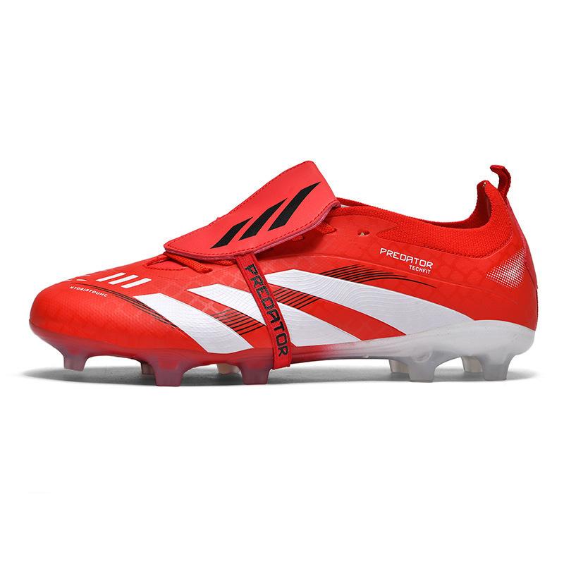 Soccer Shoes Men'S World Cup Flying Weaving Grass Training Seamless Low Top Spike Shredded Sneakers