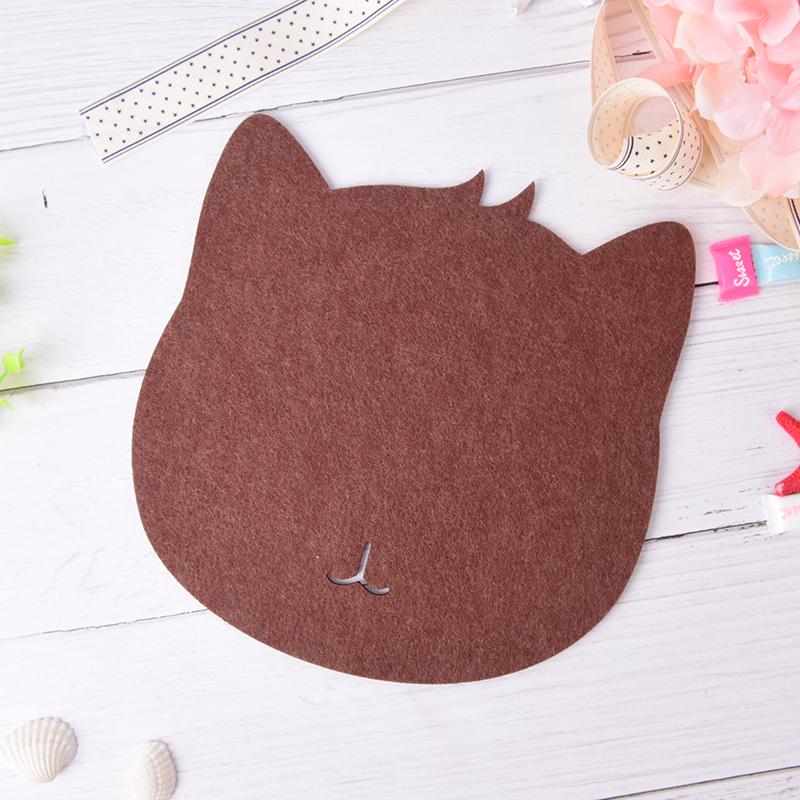 cat shape dust-proof mouse pad mat felts mousepad for computer laptop PB cat shape dust-proof mouse pad mat felts mousepad for computer laptop PB
