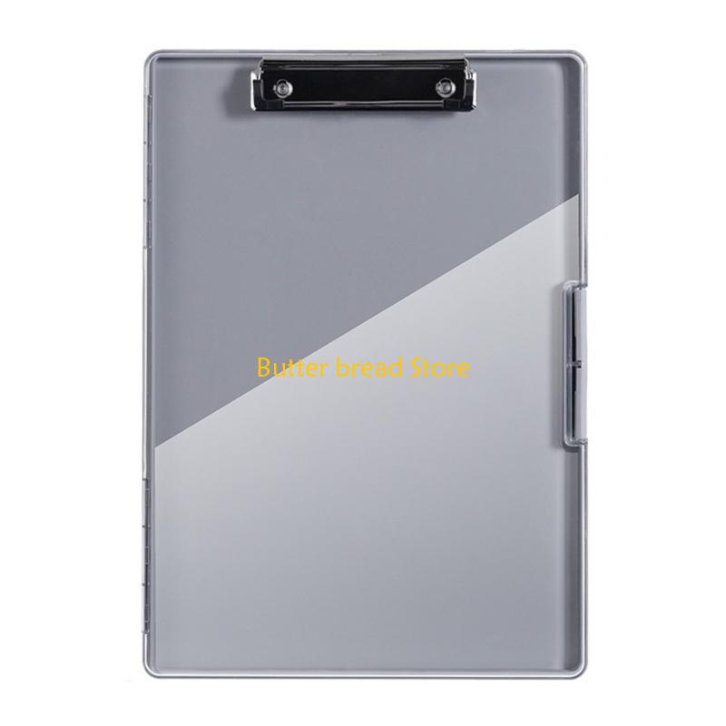 W89C Binder Nursing Clipboard, Clipboard with Low Profile Clip, Clipboard Folder Side-Opening Clip Board Smooth Writing