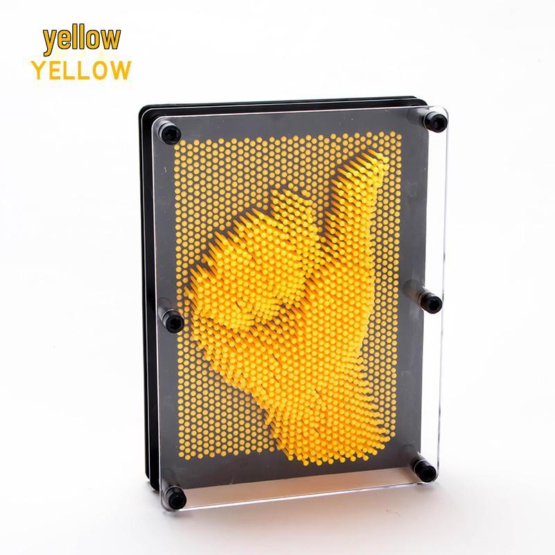 3D Pin Art Hand and Face Impression Toy