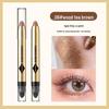 FOMIX Dual-Color Iridescent Eyeshadow Stick: Smudge-Proof, Pearlescent, Brightening, Pigmented Highlighter for Under-Eye and Shadow.