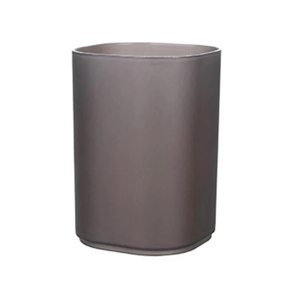 Simple Desktop Transparent Pen Holder Frosted Storage Box Multifunctional Storage Container Student Stationery SuppliesOrganizer